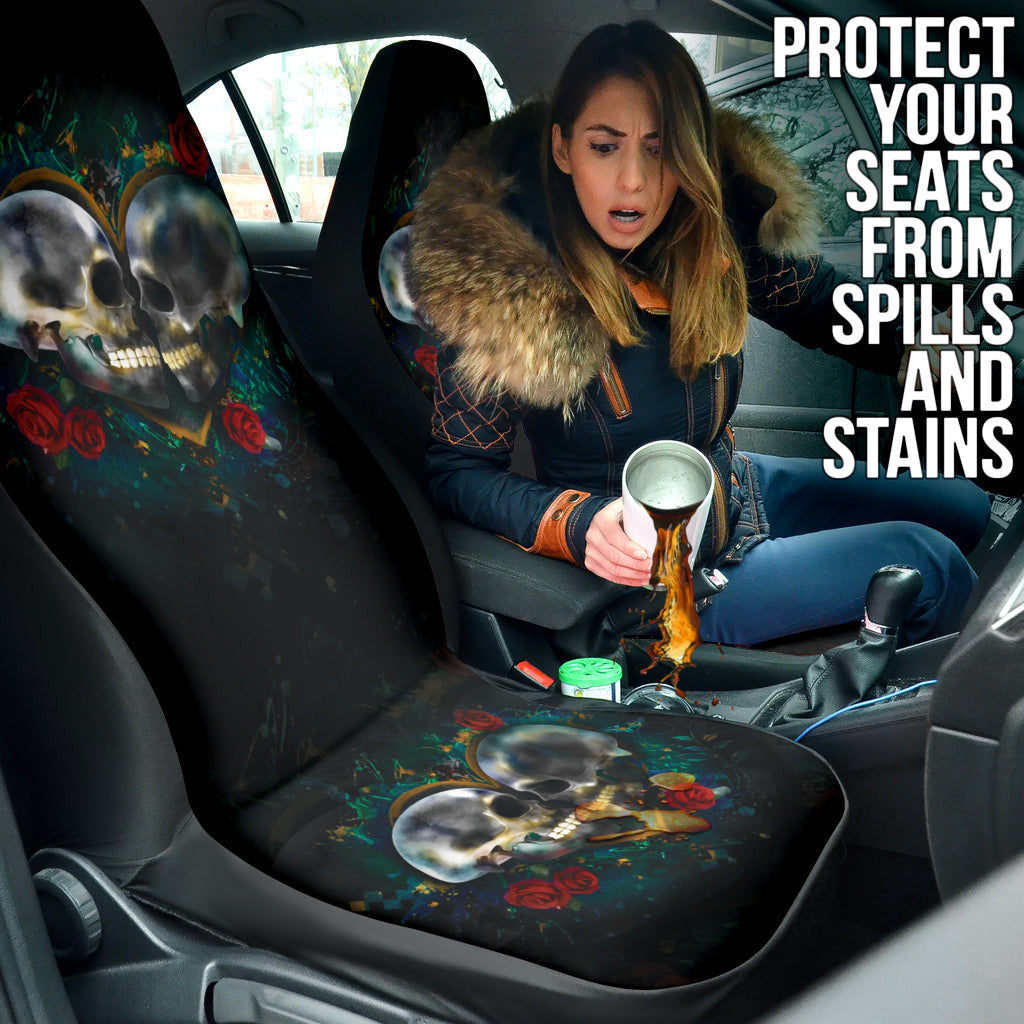 Skull Love Car Seat Covers Amazing Gift Ideas