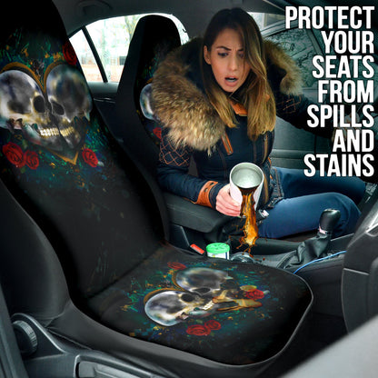 Skull Love Car Seat Covers Amazing Gift Ideas