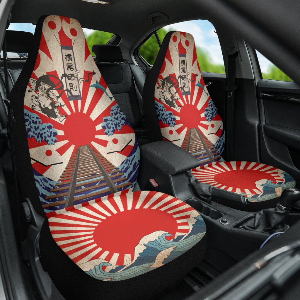 Amazing Car Accessories Decoration Japan Culture Car Seat Covers