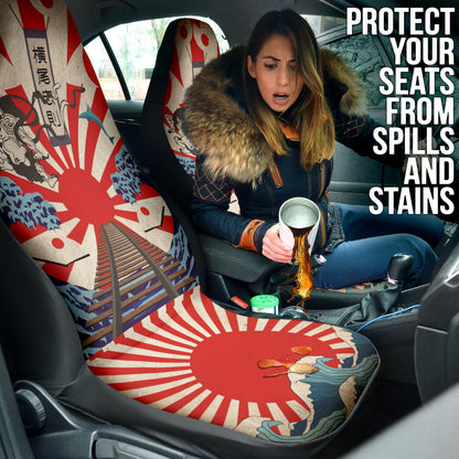 Amazing Car Accessories Decoration Japan Culture Car Seat Covers