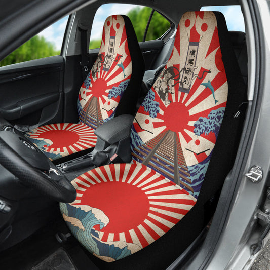 Amazing Car Accessories Decoration Japan Culture Car Seat Covers