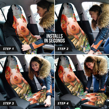 Amazing Gift Ideas Pig Car Seat Covers