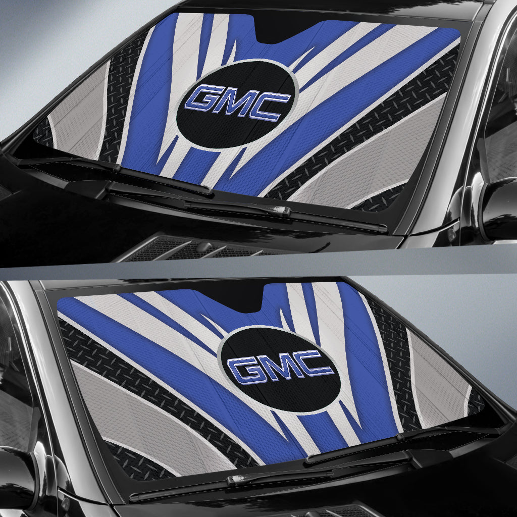 GMC Car Auto Sun Shades Blue