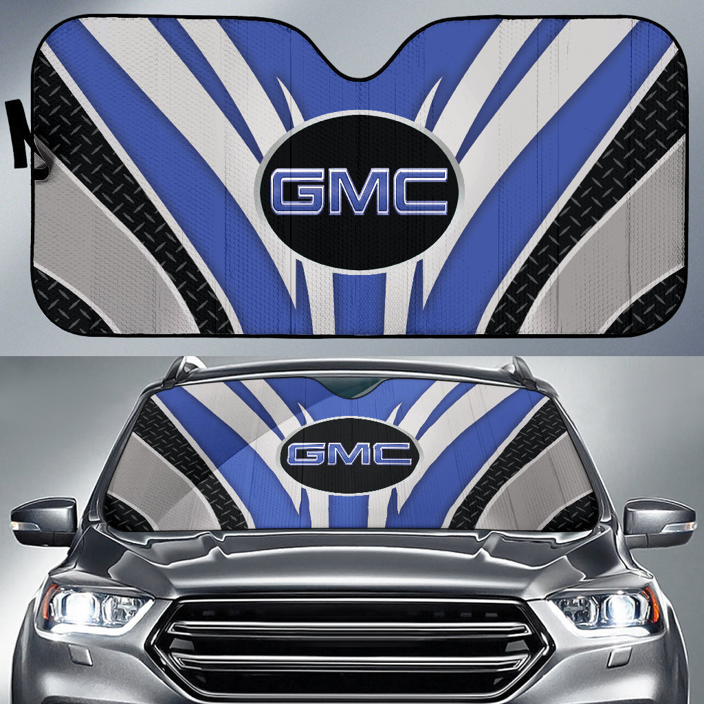 GMC Car Auto Sun Shades Blue