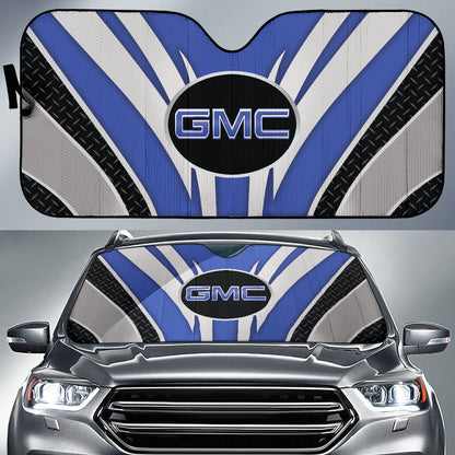 GMC Car Auto Sun Shades Blue