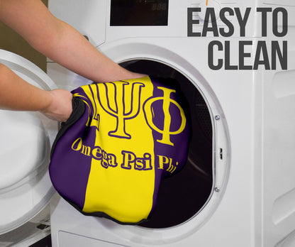 African Omega Psi Phi Car Seat Covers Bulldog Style