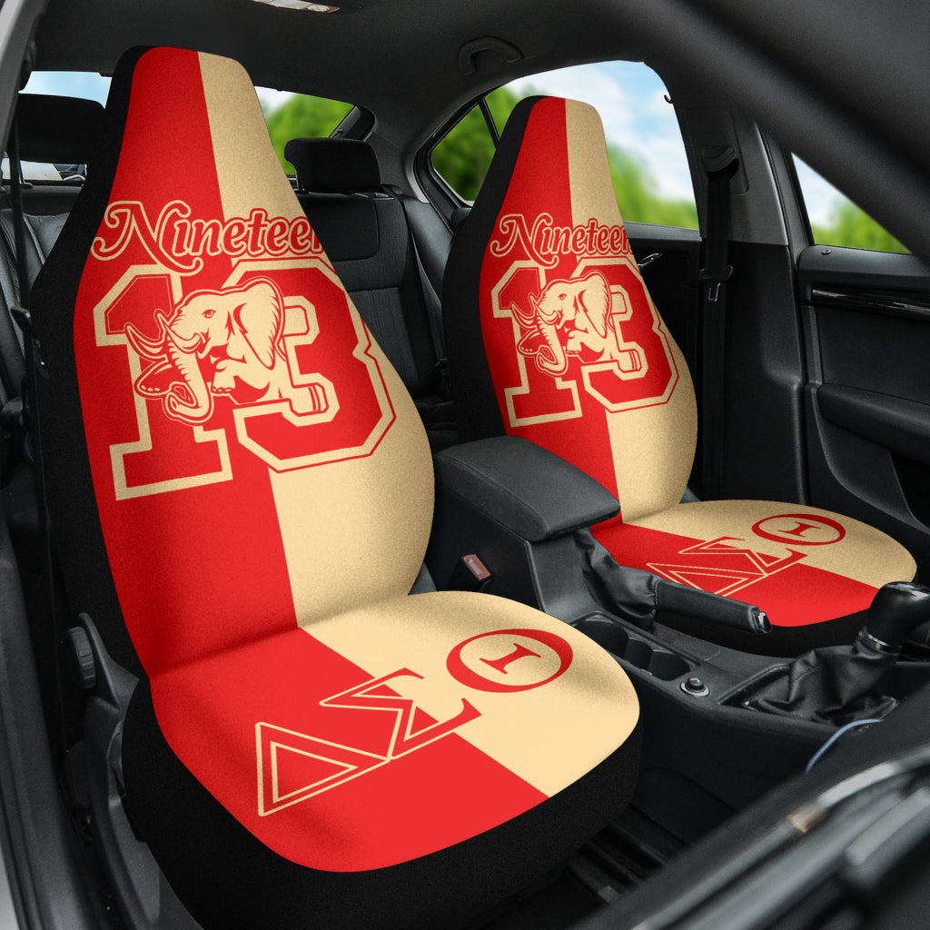 Delta Sigma Theta Elephant Symbol Car Auto Seat Covers