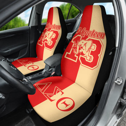 Delta Sigma Theta Elephant Symbol Car Auto Seat Covers