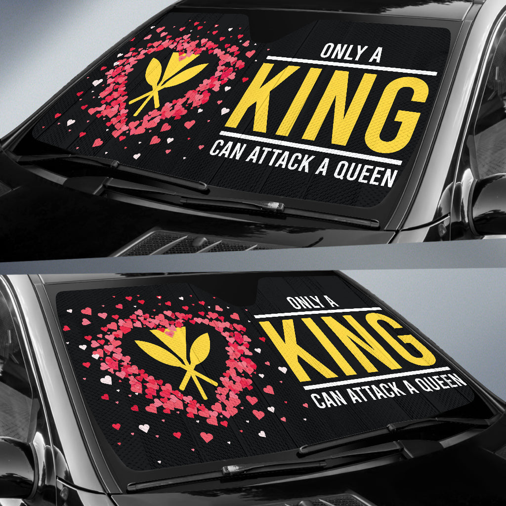 Hawaiian Kanaka Maoli Valentine King Car Auto Sun Shades