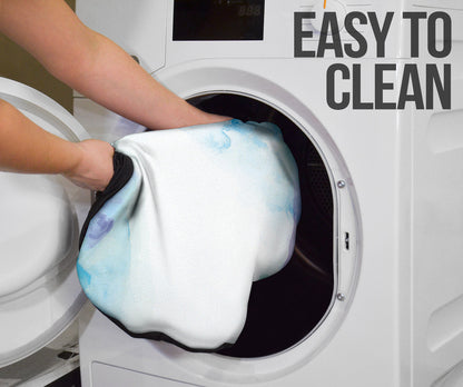 Goat Cute Cyan Watercolor Car Seat Covers