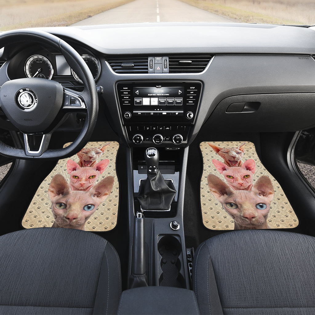 Amazing Car Accessories Decoration Sphynx Car Floor Mats