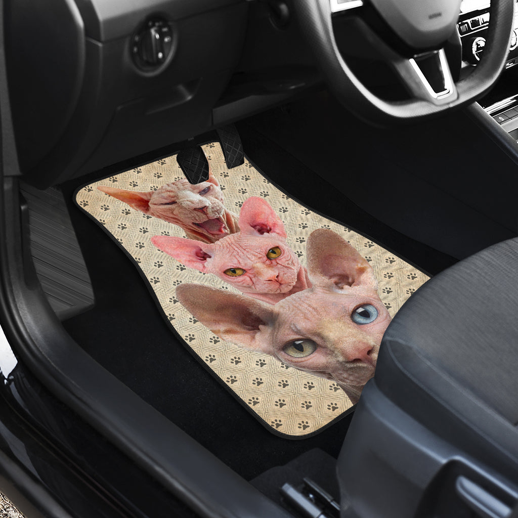 Amazing Car Accessories Decoration Sphynx Car Floor Mats