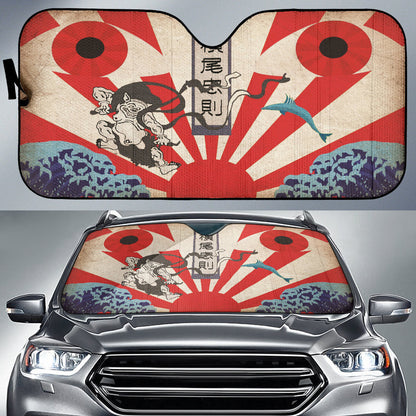Amazing Car Accessories Decoration Japan Culture Car Auto Sun Shades