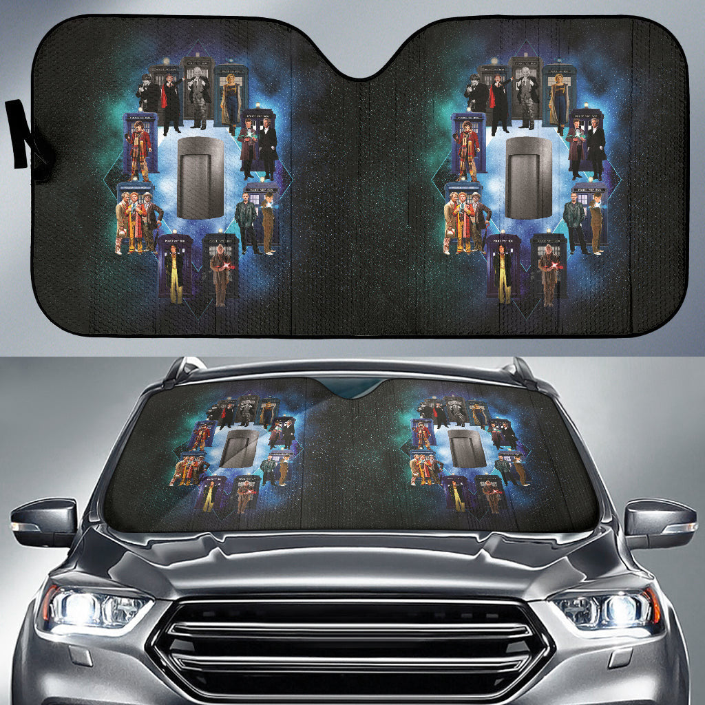 Tardis Telephone Doctor Who Car Auto Sun Shades Amazing
