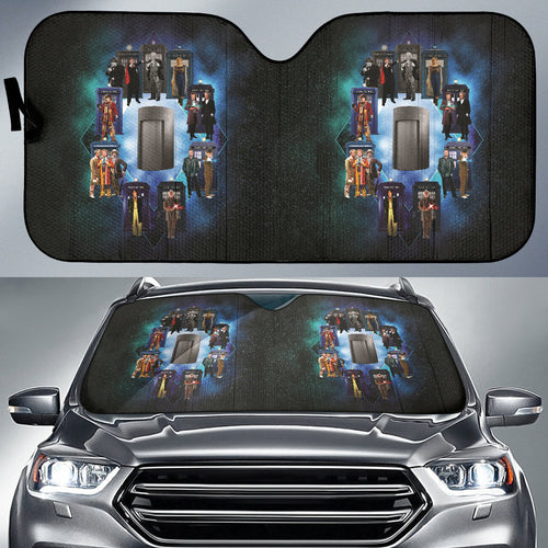 Tardis Telephone Doctor Who Car Auto Sun Shades Amazing