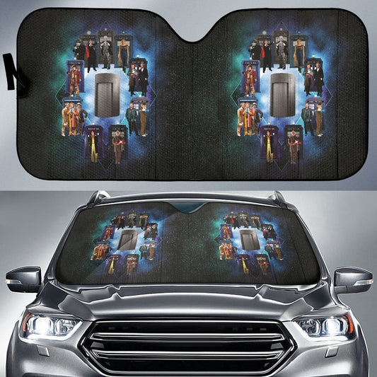Tardis Telephone Doctor Who Car Auto Sun Shades Amazing