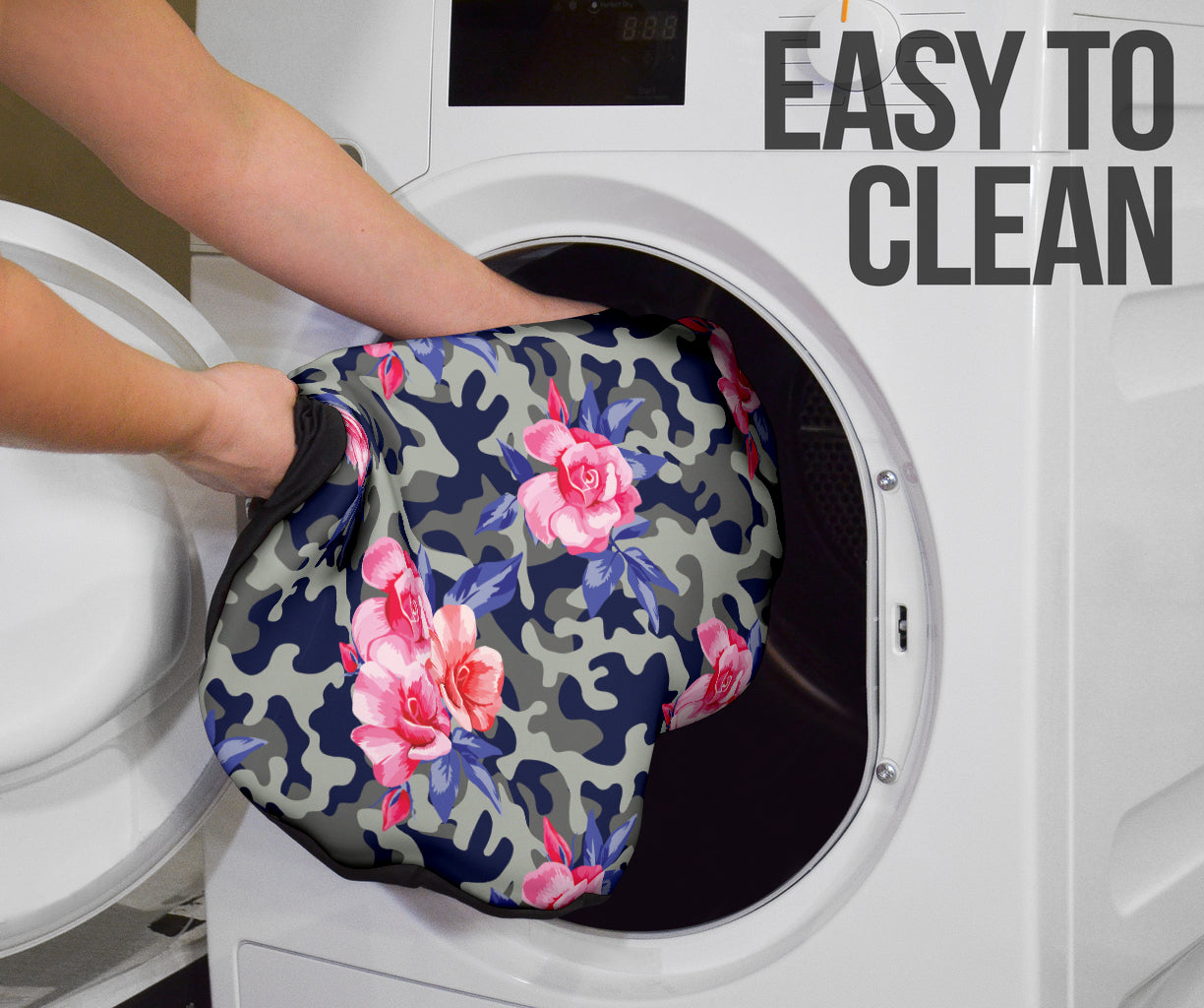 Pink Rose Camo Car Auto Seat Covers