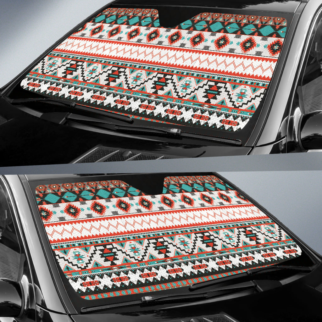 Aztec Design Car Auto Sun Shades