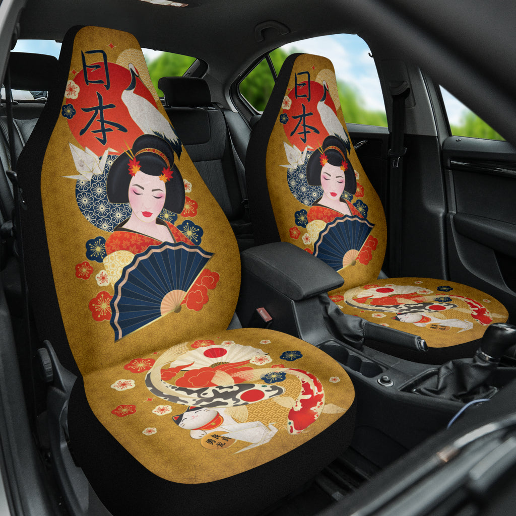 Amazing Car Accessories Decoration Japan Culture Travel Car Seat Covers