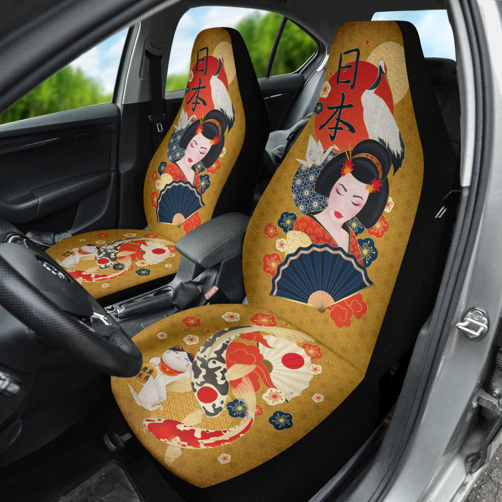 Amazing Car Accessories Decoration Japan Culture Travel Car Seat Covers