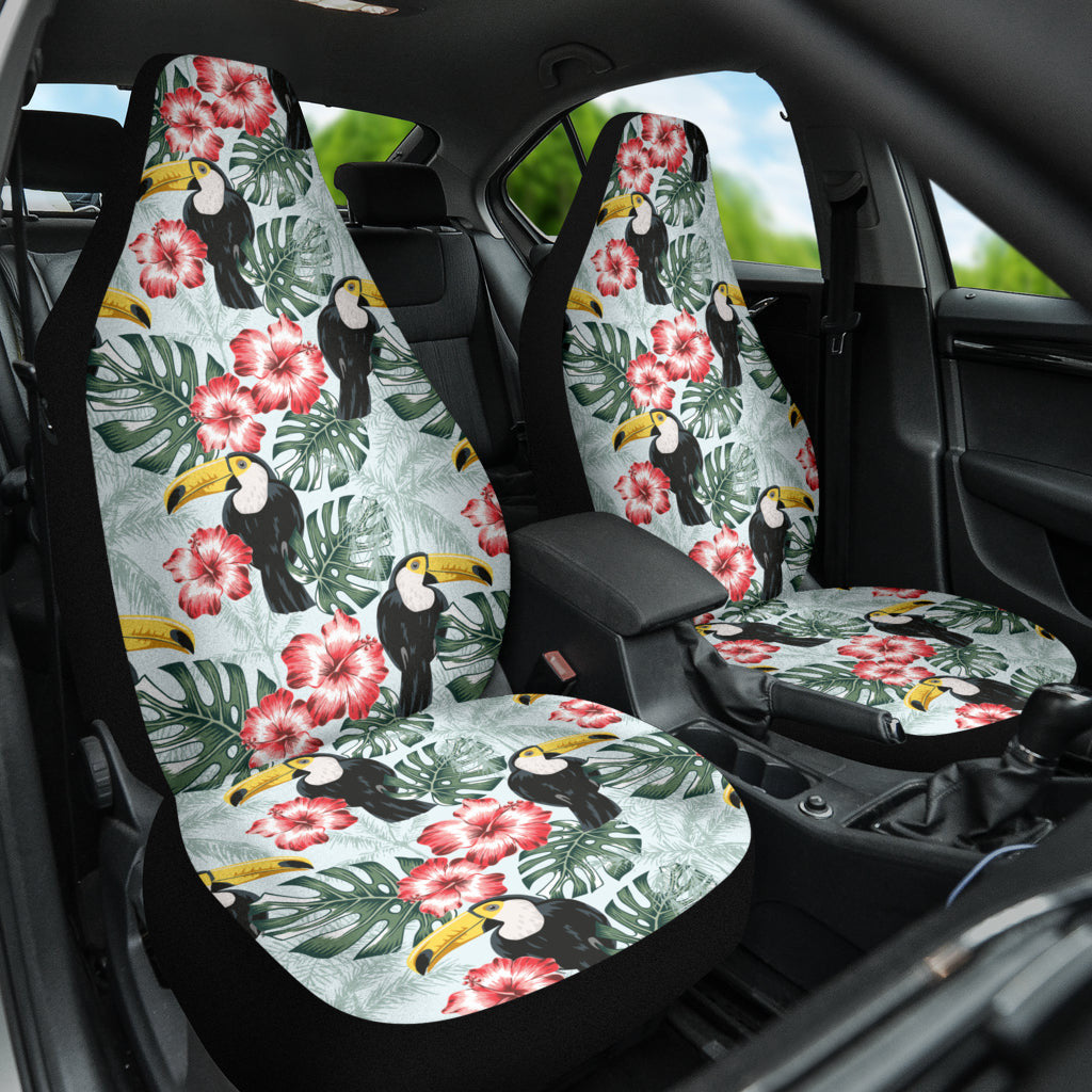 Hibicus Toucan Vintage Car Seat Covers