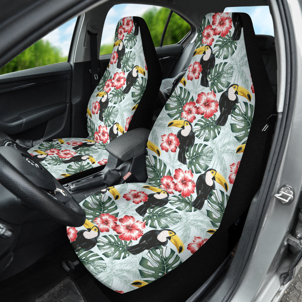 Hibicus Toucan Vintage Car Seat Covers