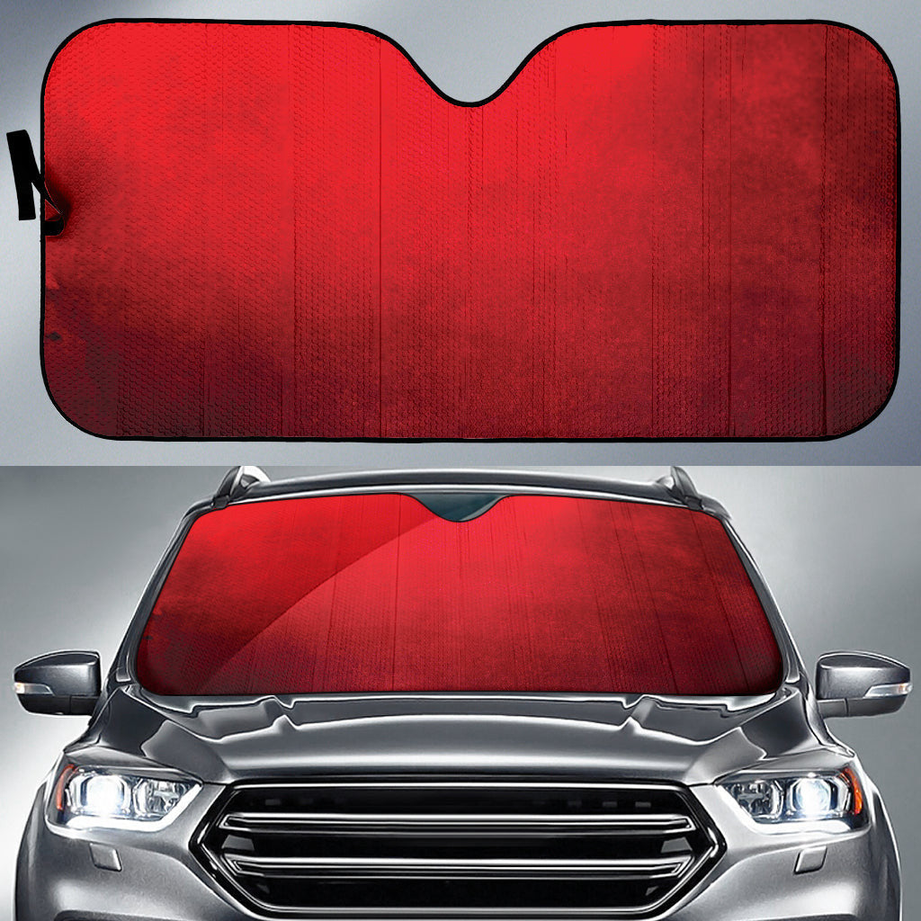 Red Ombre Car Auto Sun Shades Watercolor
