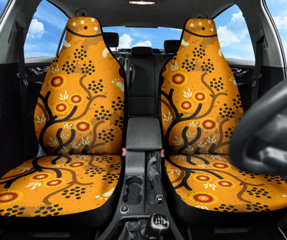 Australia Aboriginal Art In Spring Style Car Seat Covers