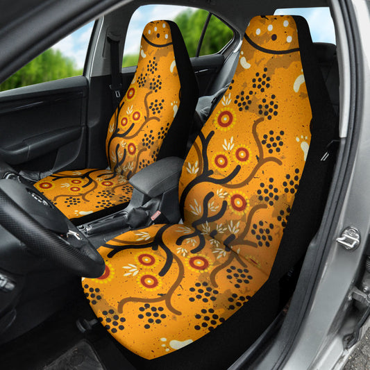 Australia Aboriginal Art In Spring Style Car Seat Covers