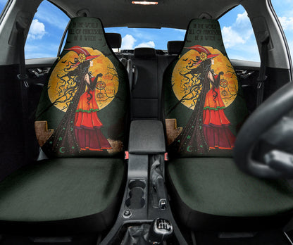 In The World Full Of Princesses Be A Witch Car Seat Covers