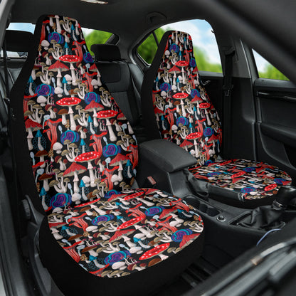 Mushroom Colorful Car Seat Covers