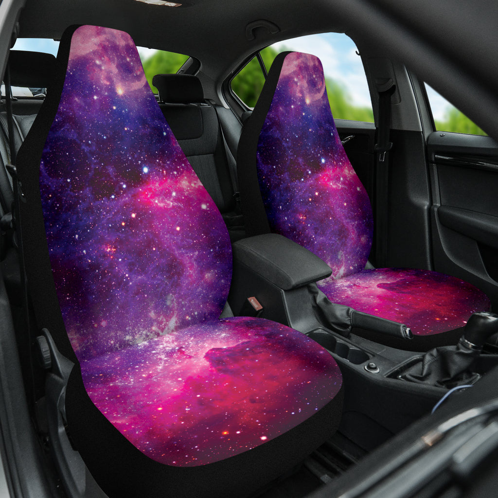 Amazing Purple Universe and Planets Car Seat Covers