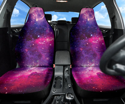 Amazing Purple Universe and Planets Car Seat Covers
