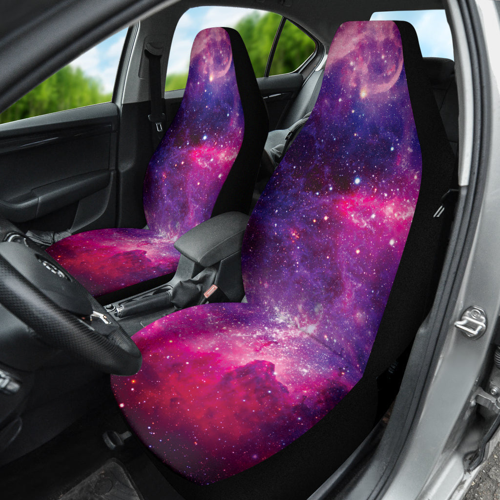 Amazing Purple Universe and Planets Car Seat Covers