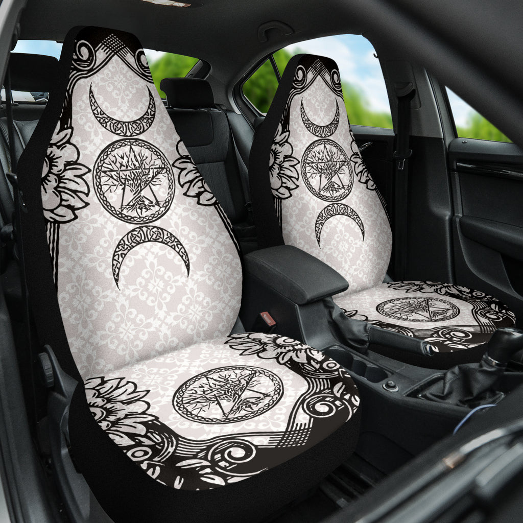 Triple Moon Wicca Car Seat Covers