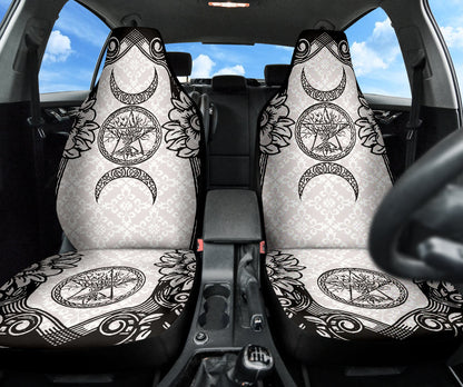 Triple Moon Wicca Car Seat Covers