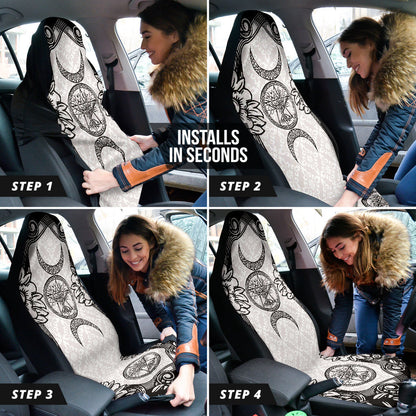 Triple Moon Wicca Car Seat Covers
