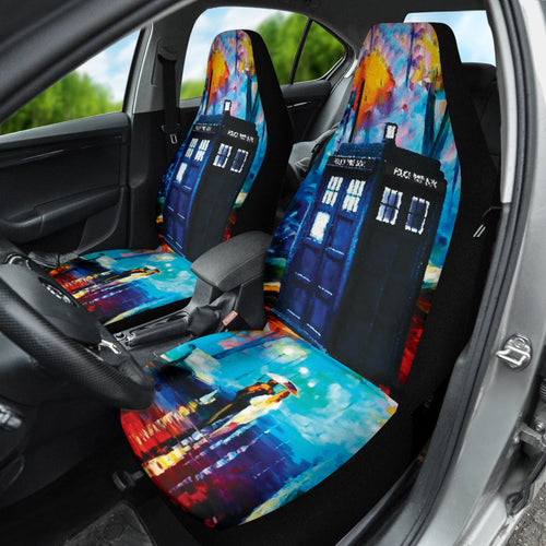 Tardis Telephone Doctor Who Car Seat Covers Amazing