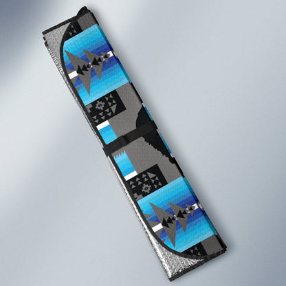 Blue Bear Midnight Lake Car Auto Sun Shades