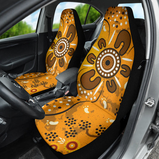 Australia Aboriginal Art In Spring Style Car Seat Covers