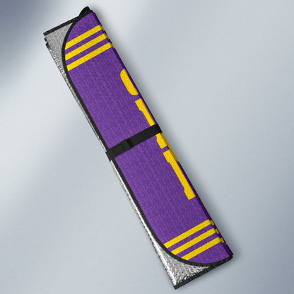 Omega Psi Phi BullDog Royal Purple Car Auto Sun Shades