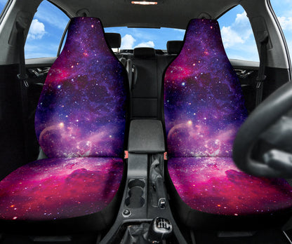 Amazing Purple Universe and Planets Car Seat Covers