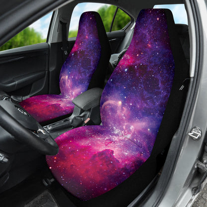Amazing Purple Universe and Planets Car Seat Covers