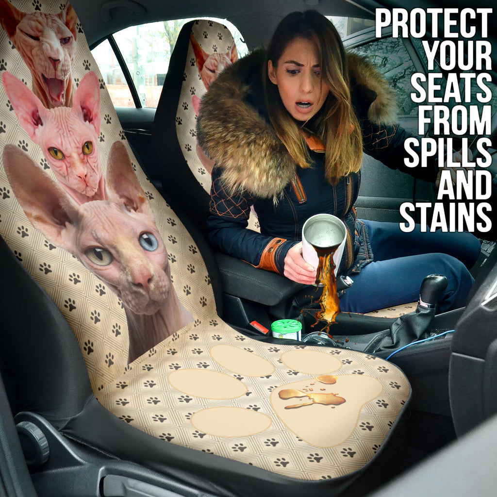 Amazing Car Accessories Decoration Sphynx Car Seat Covers