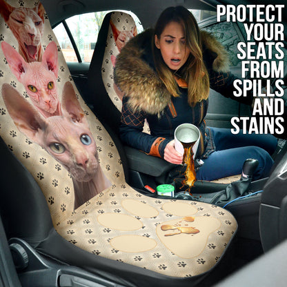Amazing Car Accessories Decoration Sphynx Car Seat Covers