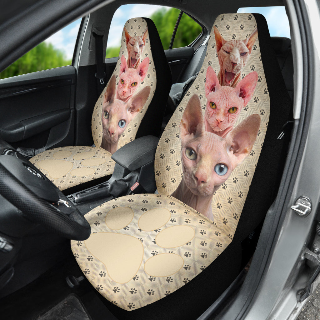 Amazing Car Accessories Decoration Sphynx Car Seat Covers
