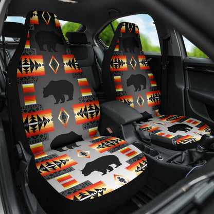 Seven Tribes Black And White Bear Car Seat Covers