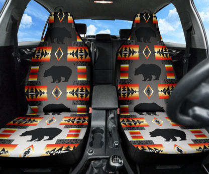 Seven Tribes Black And White Bear Car Seat Covers