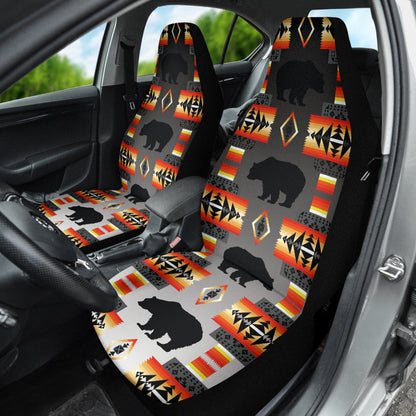 Seven Tribes Black And White Bear Car Seat Covers