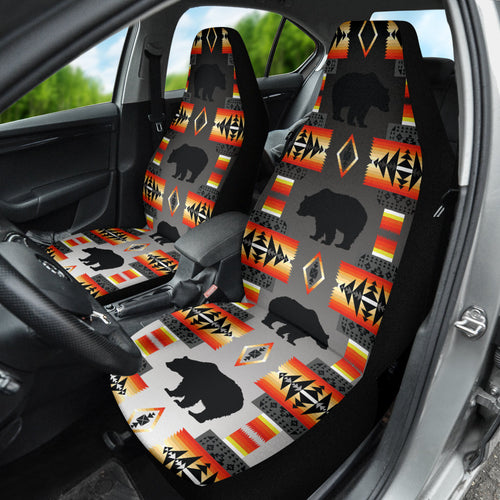 Seven Tribes Black And White Bear Car Seat Covers